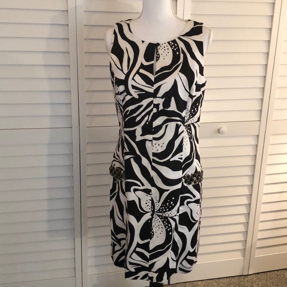 Lily Pulitzer black and white dress
